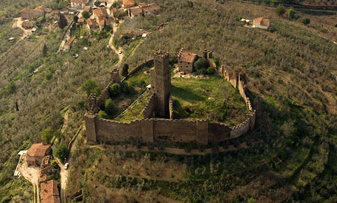 Toscana, panorama delle colline