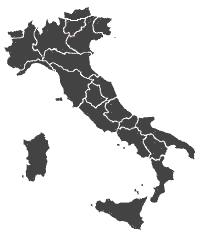 Cartina dei vini italiani